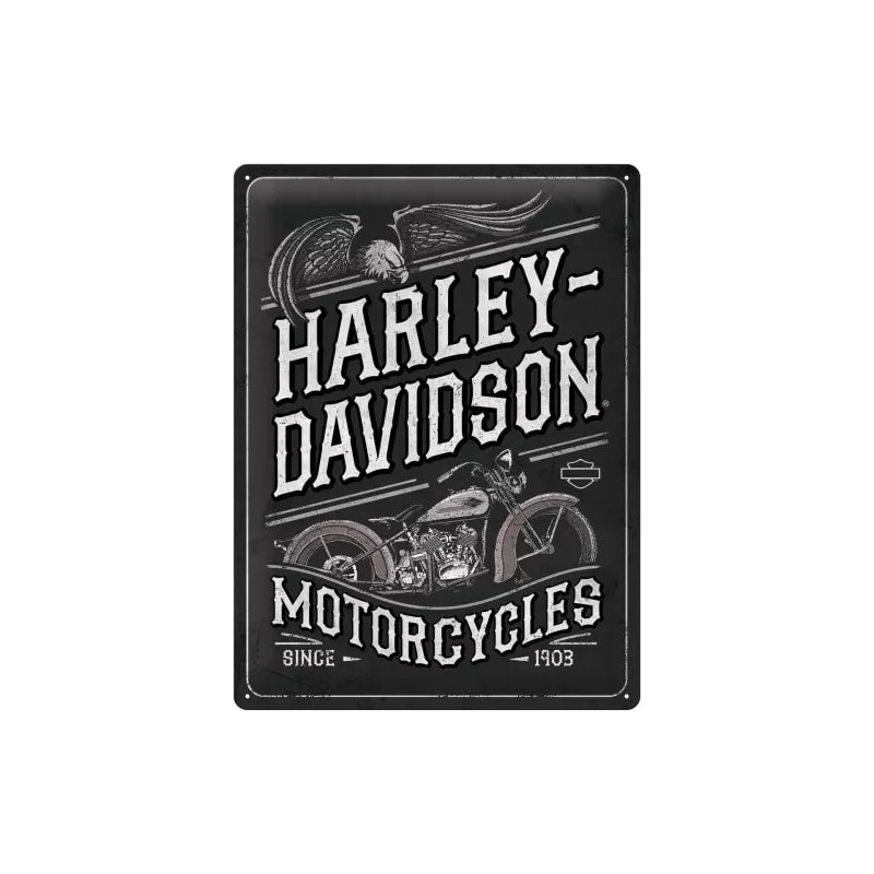 Plakat blaszany 30x40cm pasuje do Harley Davidson Eagle