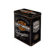 Puszka blaszana L Skarbonka beczka Service pasuje do Harley Davidson Genuine