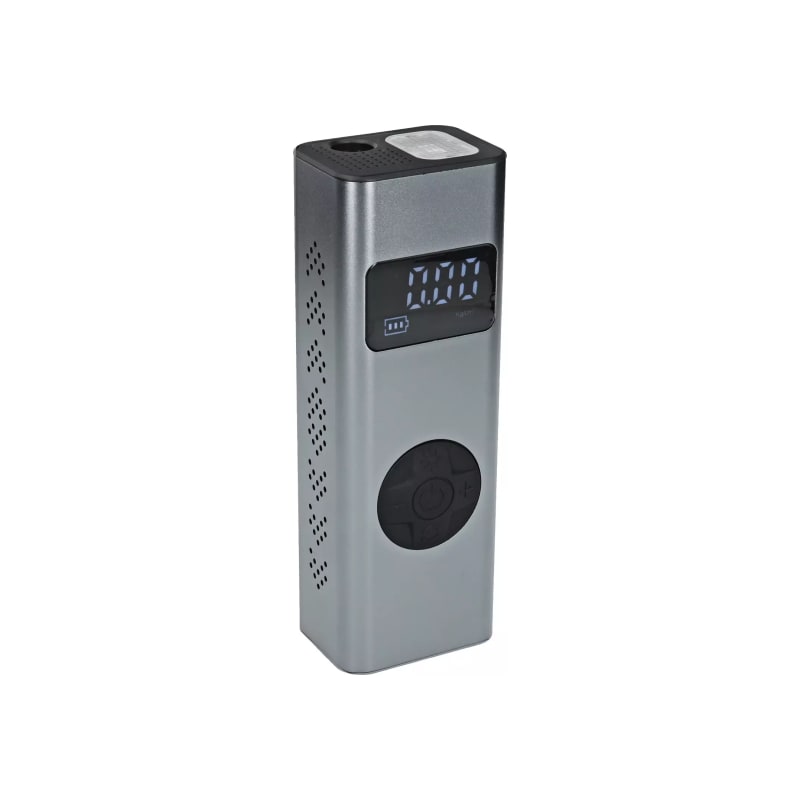 Pompka elektryczna kompresor samochodowy 12V sprężarka LCD + powerbank 5400 mAh