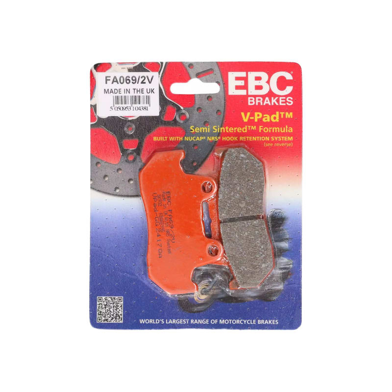 Klocki hamulcowe EBC FA 069/2 V (2 szt.)