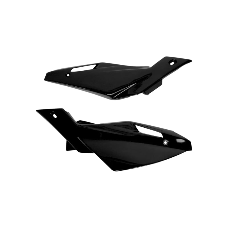 Komplet plastikowych osłon bocznych tylnych UFO Husqvarna TC TE 08-12 czarne