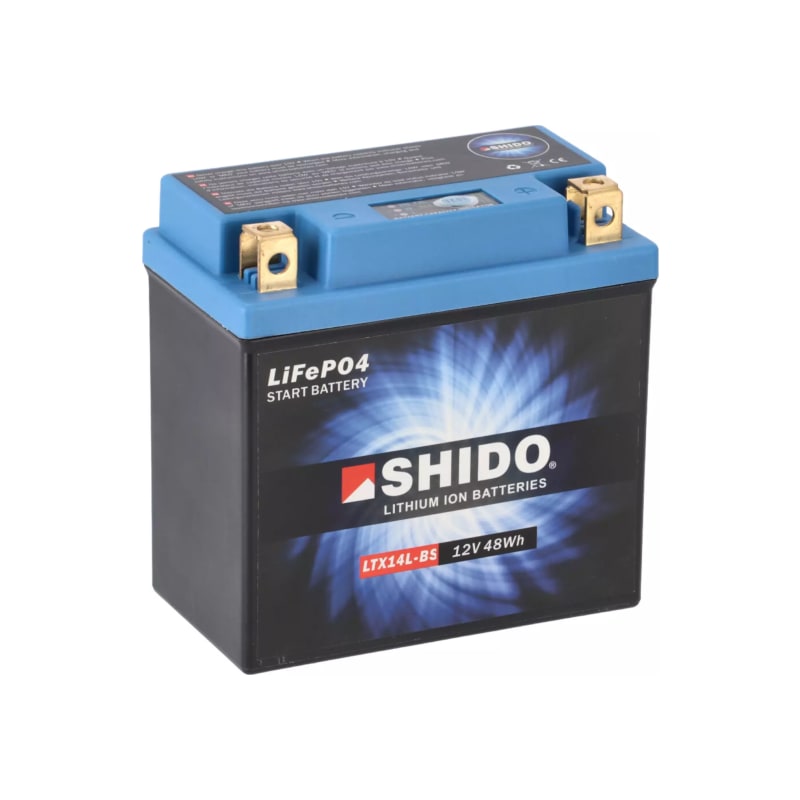 Akumulator litowo-jonowy Shido LTX14L-BS YTX14L-BS Li-Ion 12V 4Ah