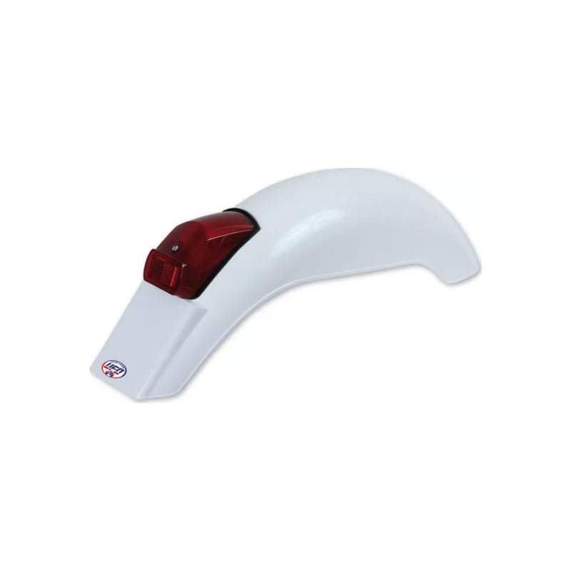 Błotnik tył UFO uniwersalny Enduro ze światłem 50 80 125 75-79 biały