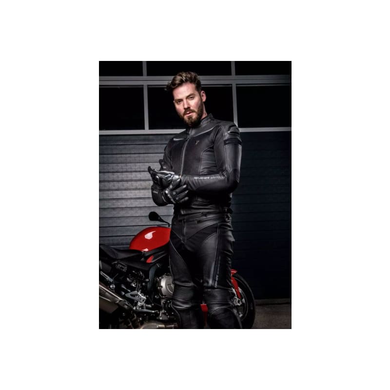 Spodnie motocyklowe skórzano tekstylne Shima Piston