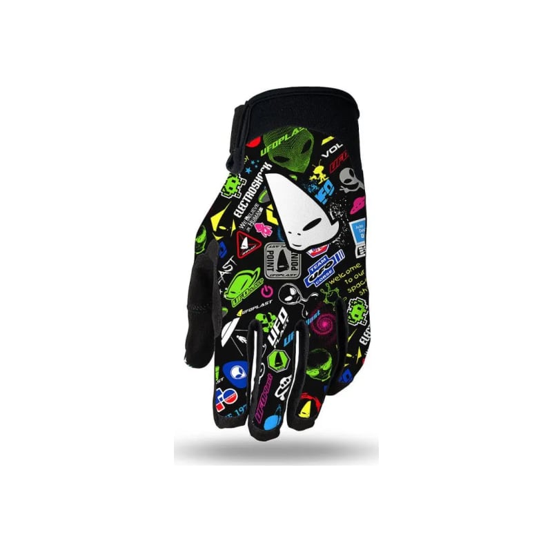 Rękawice motocyklowe cross enduro UFO Skyline Kid czarny mix S