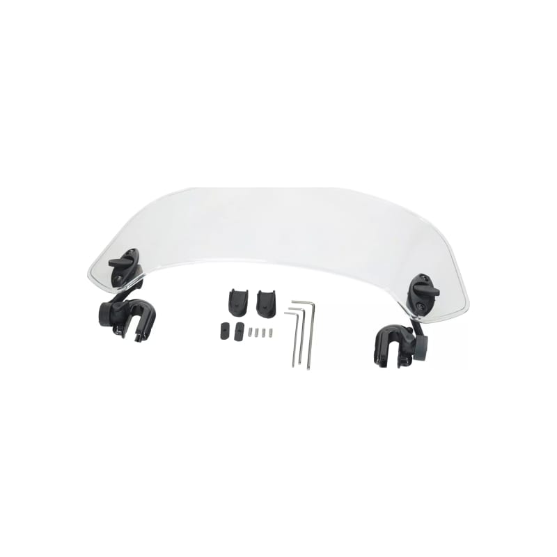 Deflektor motocyklowy do szyby przódej 21cm uniwersalny HLP przeźroczysty