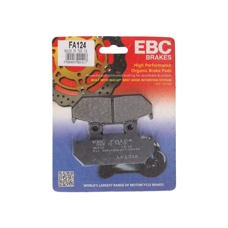Klocki hamulcowe EBC FA 124 (2 szt.)