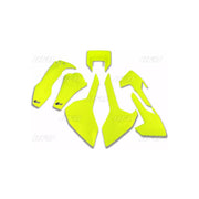Komplet plastików UFO Husqvarna TX TE FE 17-18 żółty Fluo z osłoną lampy