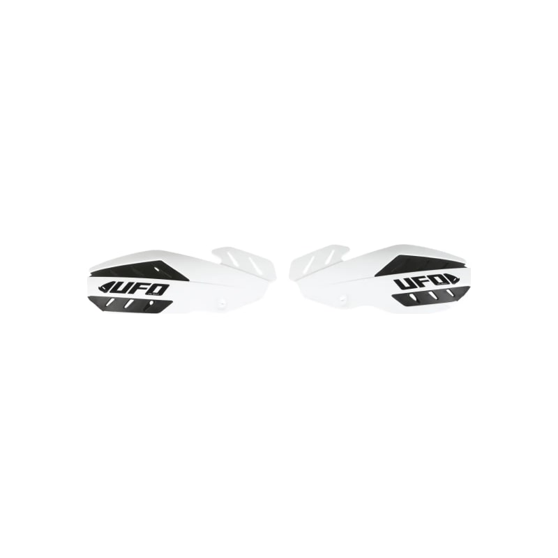 Osłony rąk handbary UFO Flame Husqvarna TC TE 125 14-20 FC 16-20 białe czarne (w zestawie)
