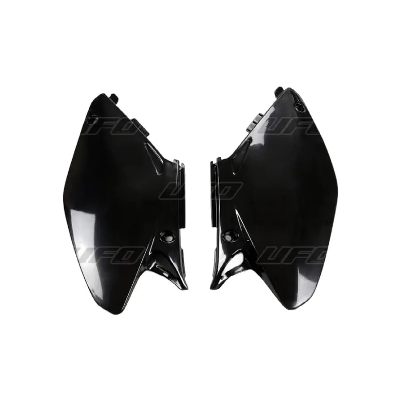 Komplet plastikowych osłon bocznych tylnych UFO Honda CR 125 250 02-07 czarne
