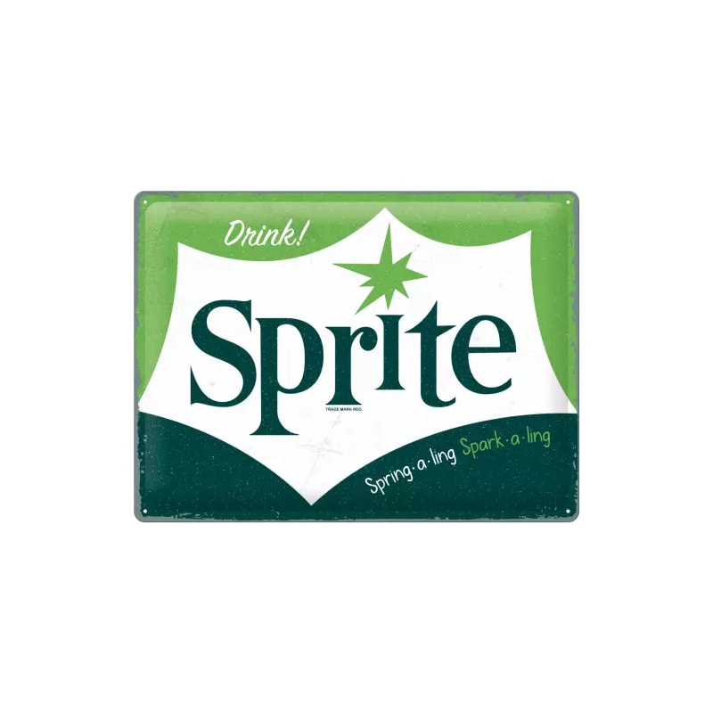 Plakat blaszany 30x40cm Sprite Logo Special