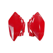 Komplet plastikowych osłon bocznych tylnych UFO Honda CRF 450R 07-08 czerwone