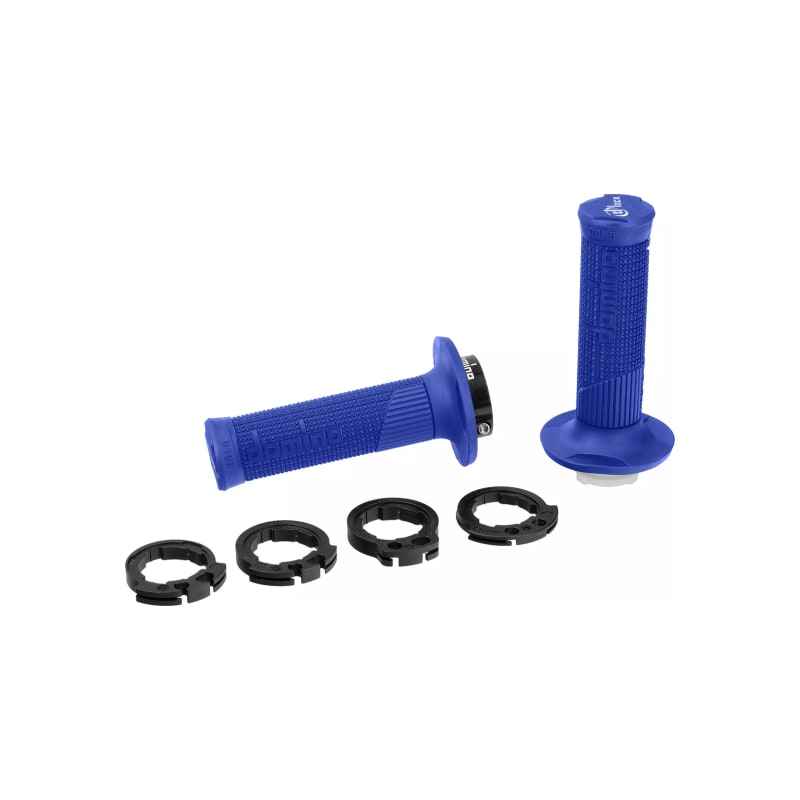 Manetki kierownicy Domino D-Lock D100 Off-Road 2 linki niebieskie