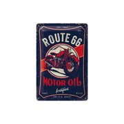 Plakat blaszany 20x30cm Route 66 Motor Oil