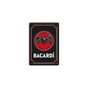 Pocztówka blaszana 14x10cm Bacardi Logo