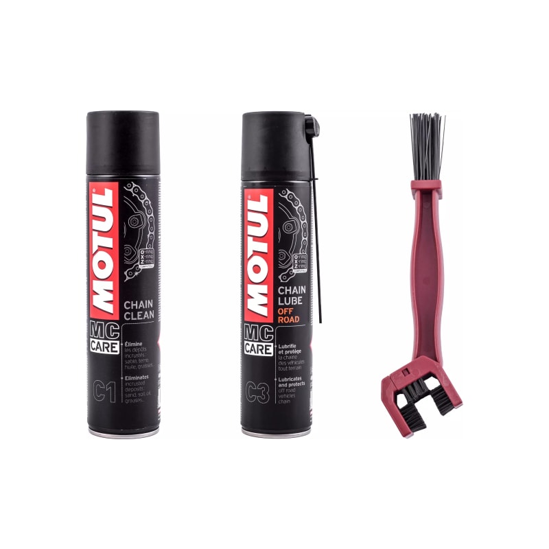 Zestaw do konserwacji łańcucha napędowego Motul offroadowy