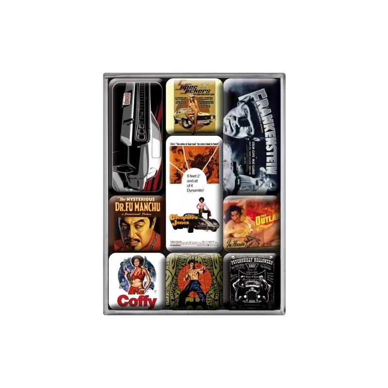 Magnesy na lodówkę zestaw 9szt. Movie-Art Style