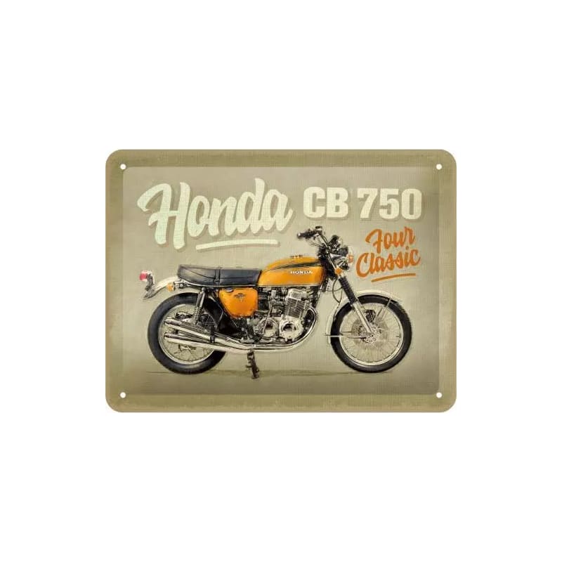 Plakat blaszany 15x20cm Honda MC CB750 Four