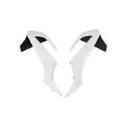 Osłony chłodnicy UFO KTM SX 65 16-22 OEM 17 białe czarne