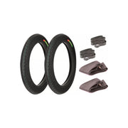 Opona szosowa + dętka + fartuch X2 Yuan Xing P03 3.00-18 4PR TT