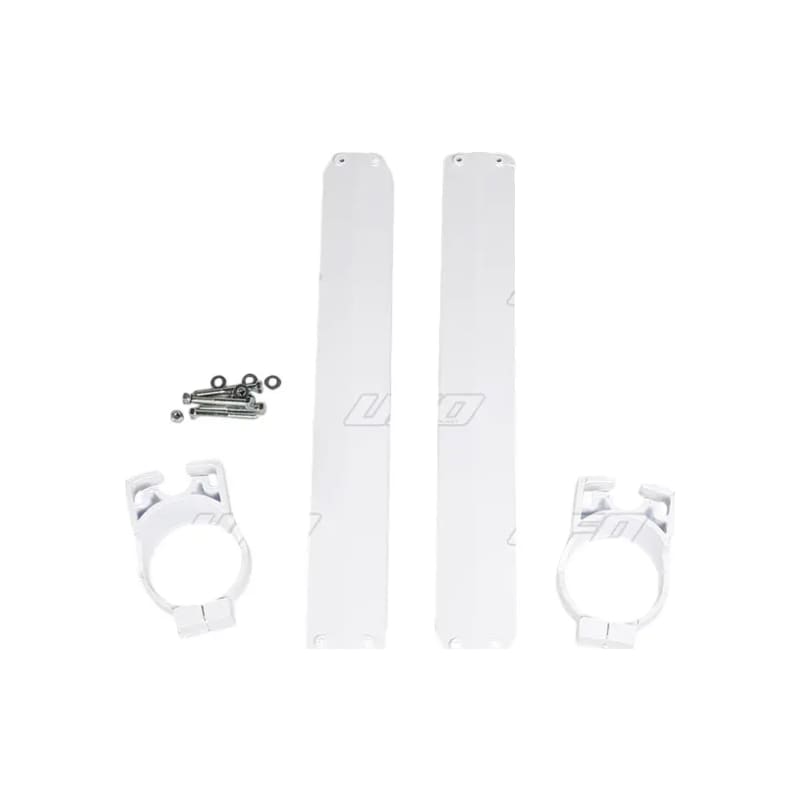 Osłony amortyzatora przód UFO Yamaha YZ 125 250 360 89 białe