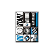 Magnesy na lodówkę zestaw 9szt. BMW Motor