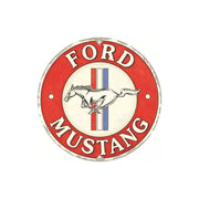 Tablica - plakat okrągły 35cm Ford Mustang