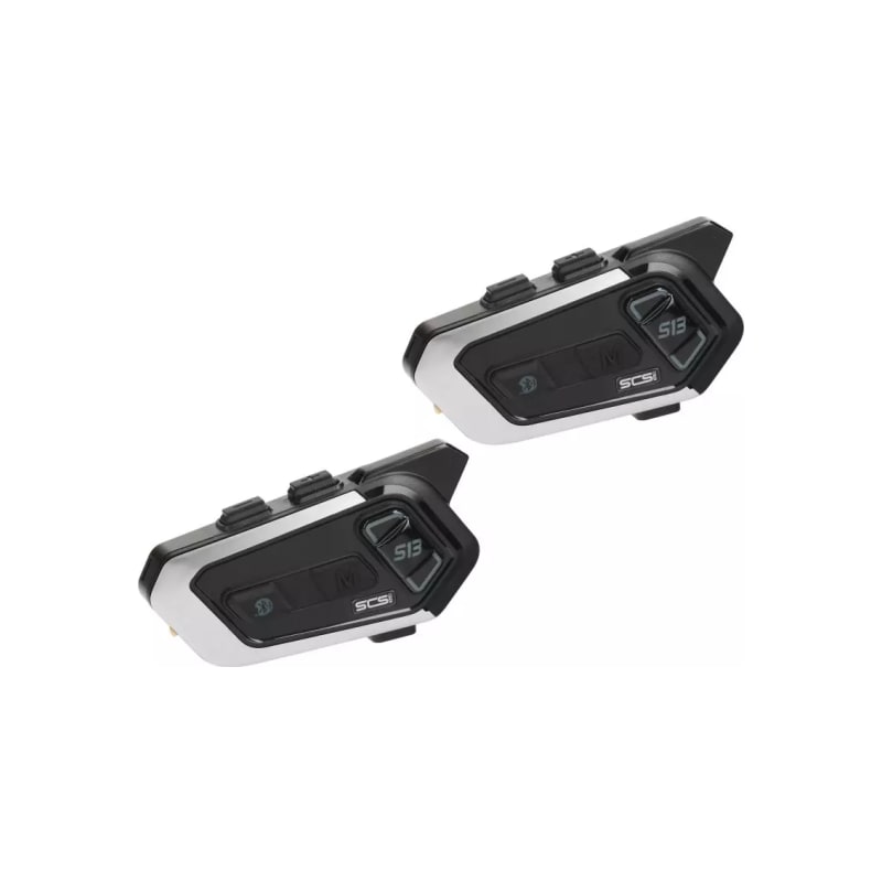 Interkomy motocyklowe SCS S-13 Bluetooth 500m 2 kaski