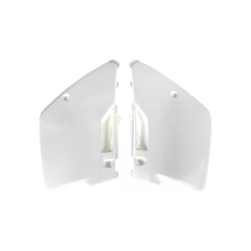 Komplet plastikowych osłon bocznych tylnych UFO Kawasaki KX 125 250 94-98 białe