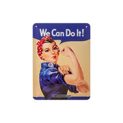 Plakat blaszany 15x20cm We can do it