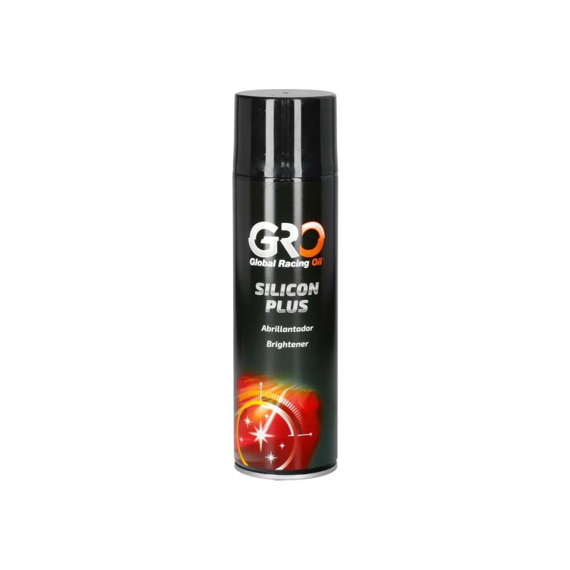Spray nabłyszjący plastiki owiewki motocykla GRO Silicon Plus 500ml