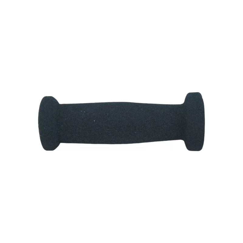Manetki kierownicy Domino gąbkowe miękkie czarny 22mm 132mm otwarte