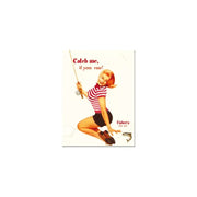 Magnes na lodówkę 6x8cm Pin Up Catch me if you can