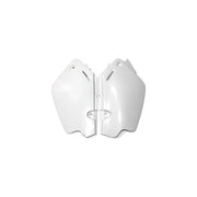 Komplet plastikowych osłon bocznych tylnych UFO Honda CR 125 91-92 CR 250 90-91 CR 500 91-01 białe