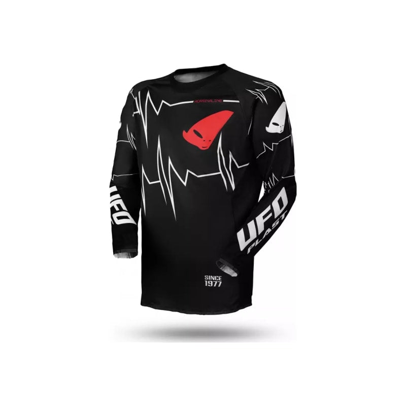 Bluza cross enduro UFO Slim Adrenaline czarny czerwony L