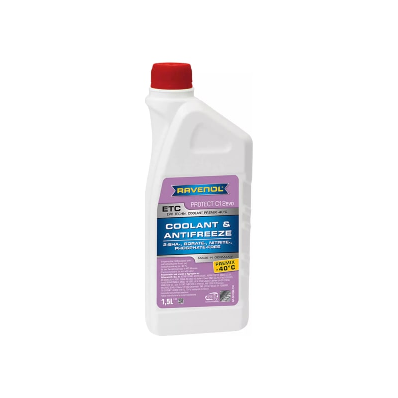 Płyn chłodniczy Ravenol ETC Premix -40°C Protect C12evo 1.5l