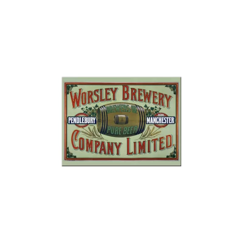 Magnes na lodówkę 6x8cm Worsley Brewery