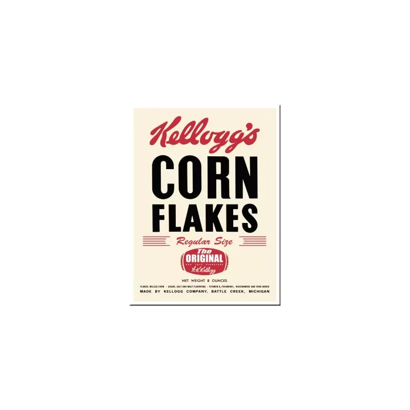 Magnes na lodówkę 6x8cm Kelloggs Corn Flakes Retro