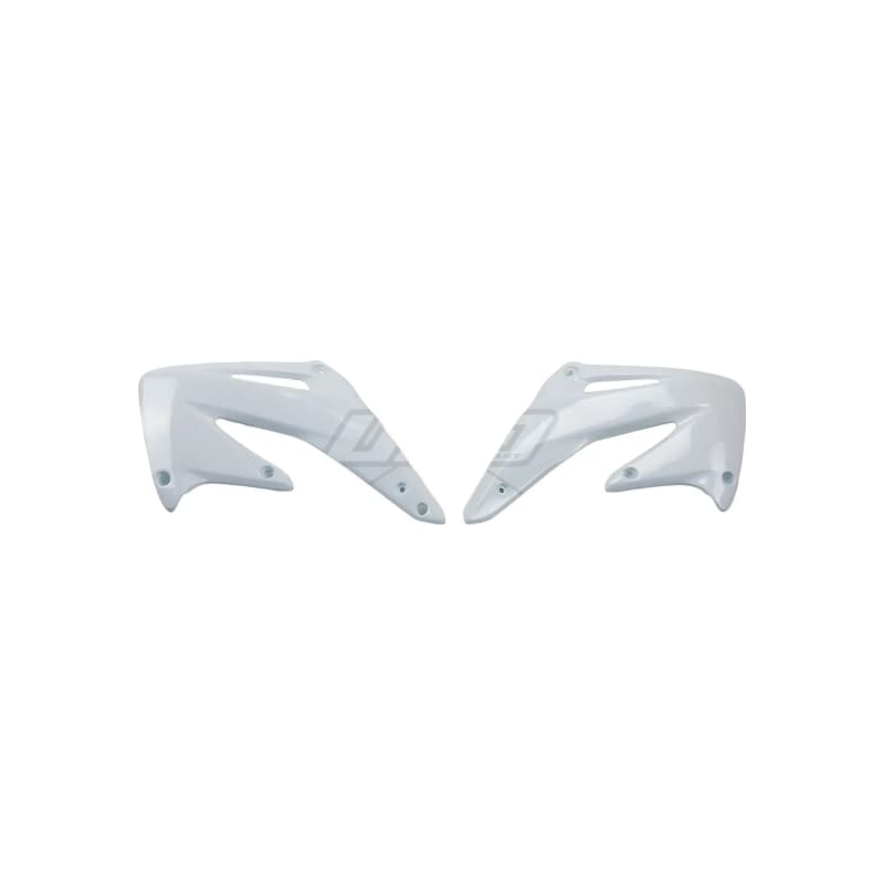 Osłony chłodnicy UFO Honda CRF 450R 02-04 białe