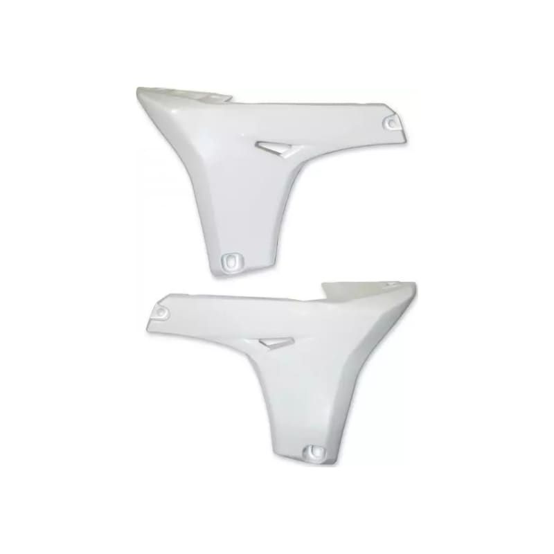 Osłony chłodnicy UFO Yamaha YZF 450 10-13 dolne białe