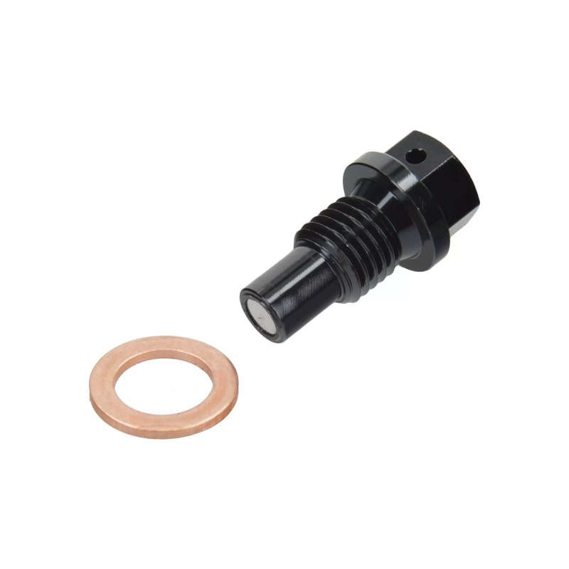 Korek spustowy oleju z magnesem HLP M12x1.5x20mm czarny