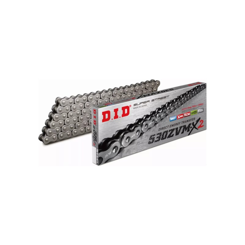 Łańcuch napędowy DID 530 ZVMX2 102 X-Ring otwarty z zakuwką
