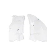 Komplet plastikowych osłon bocznych tylnych UFO Honda XR 650R 00-07 białe