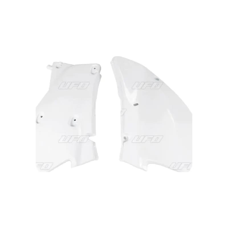 Komplet plastikowych osłon bocznych tylnych UFO Honda XR 650R 00-07 białe