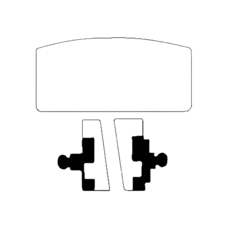 Klocki hamulcowe EBC FA 022 V (2 szt.)