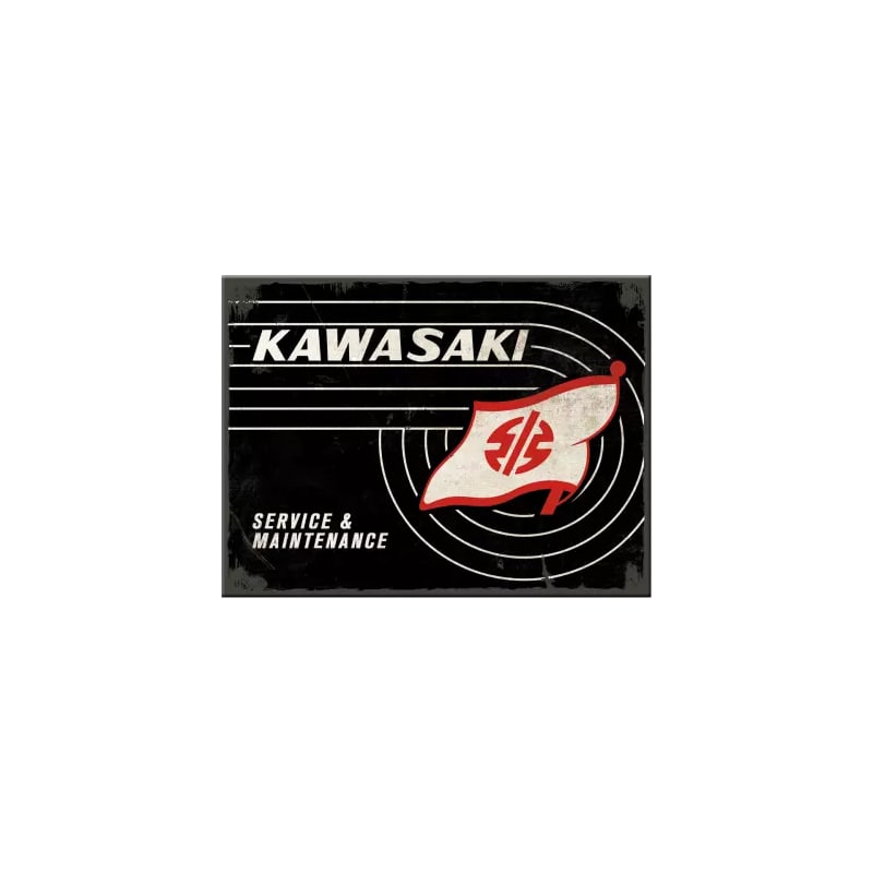 Magnes na lodówkę 6x8cm Kawasaki Tank Logo