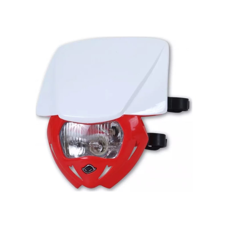 Lampa owiewka przód UFO Panther Dual homologacja biały czerwony