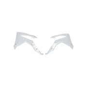 Osłony chłodnicy UFO Honda CRF 250R 14-17 CRF 450R 13-16 białe