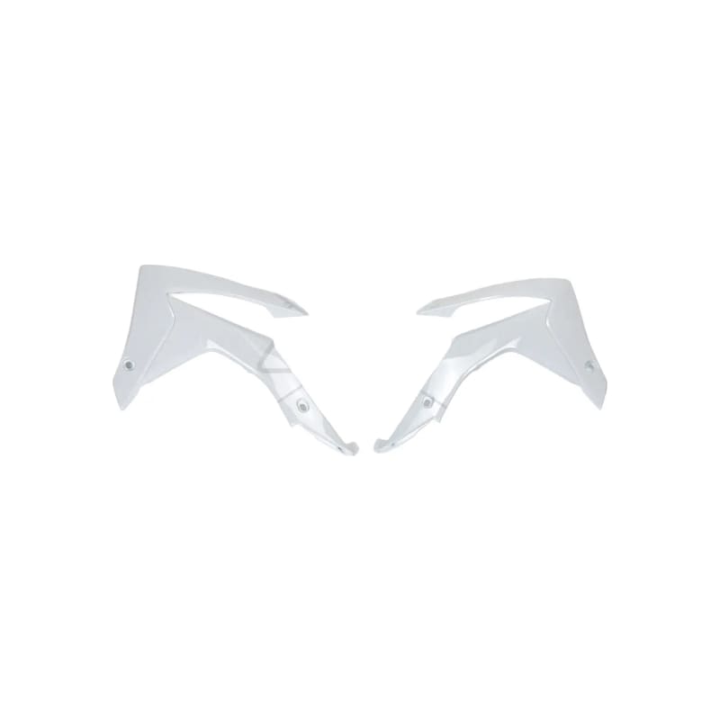 Osłony chłodnicy UFO Honda CRF 250R 14-17 CRF 450R 13-16 białe