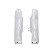 Osłony amortyzatora przód UFO Yamaha YZ 85 19-20 białe